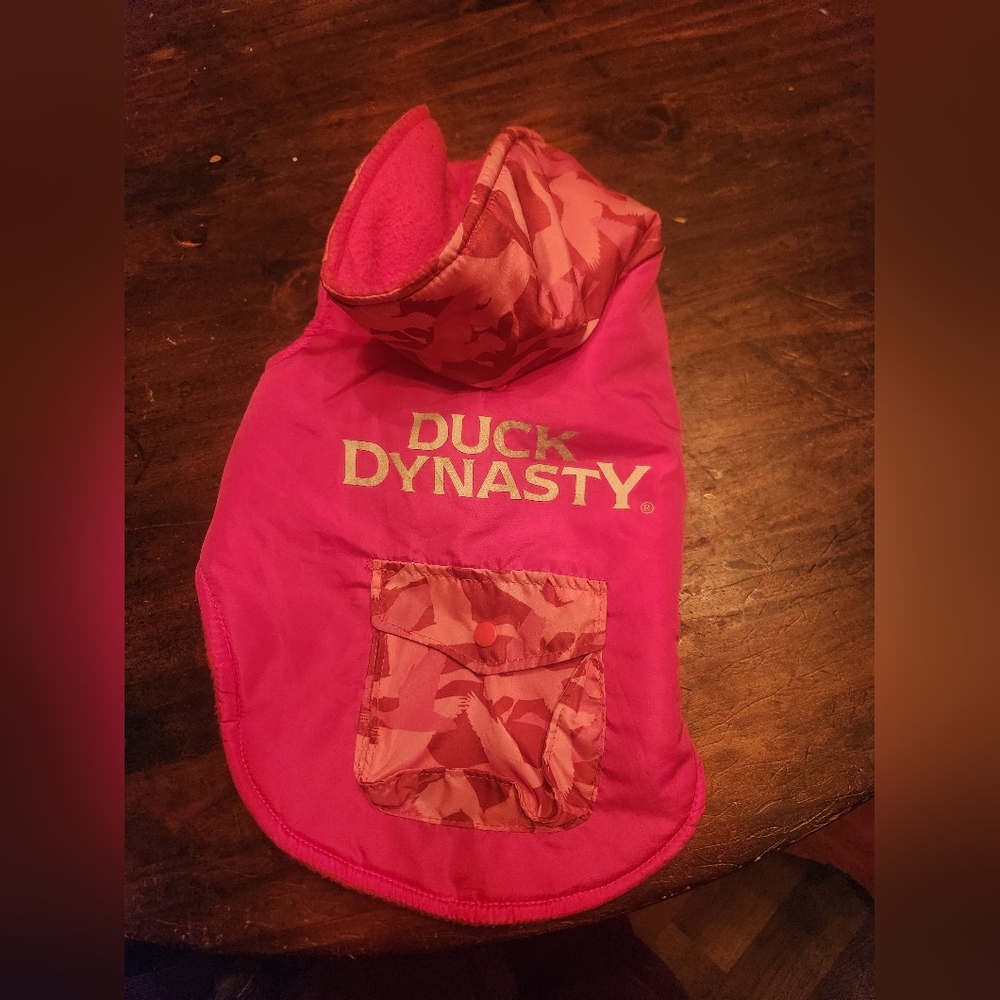 Duck Dynasty Pink Dog Jacket